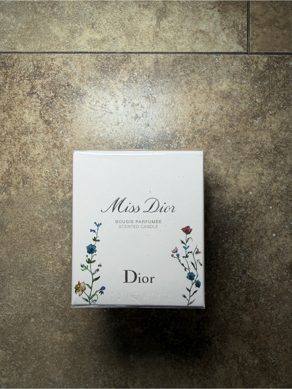 Scented candle box